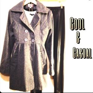 Women's Gray Wool Jacket